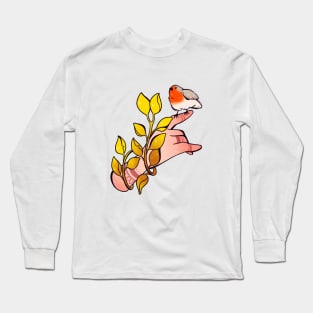 Robin familiar Long Sleeve T-Shirt